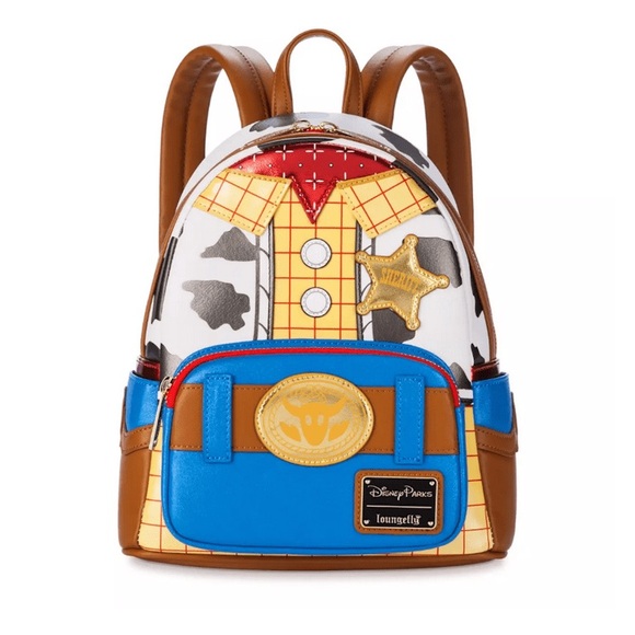 Disney Parks Toy Story Sheriff Woody Loungefly Mini Backpack - Picture 1 of 4